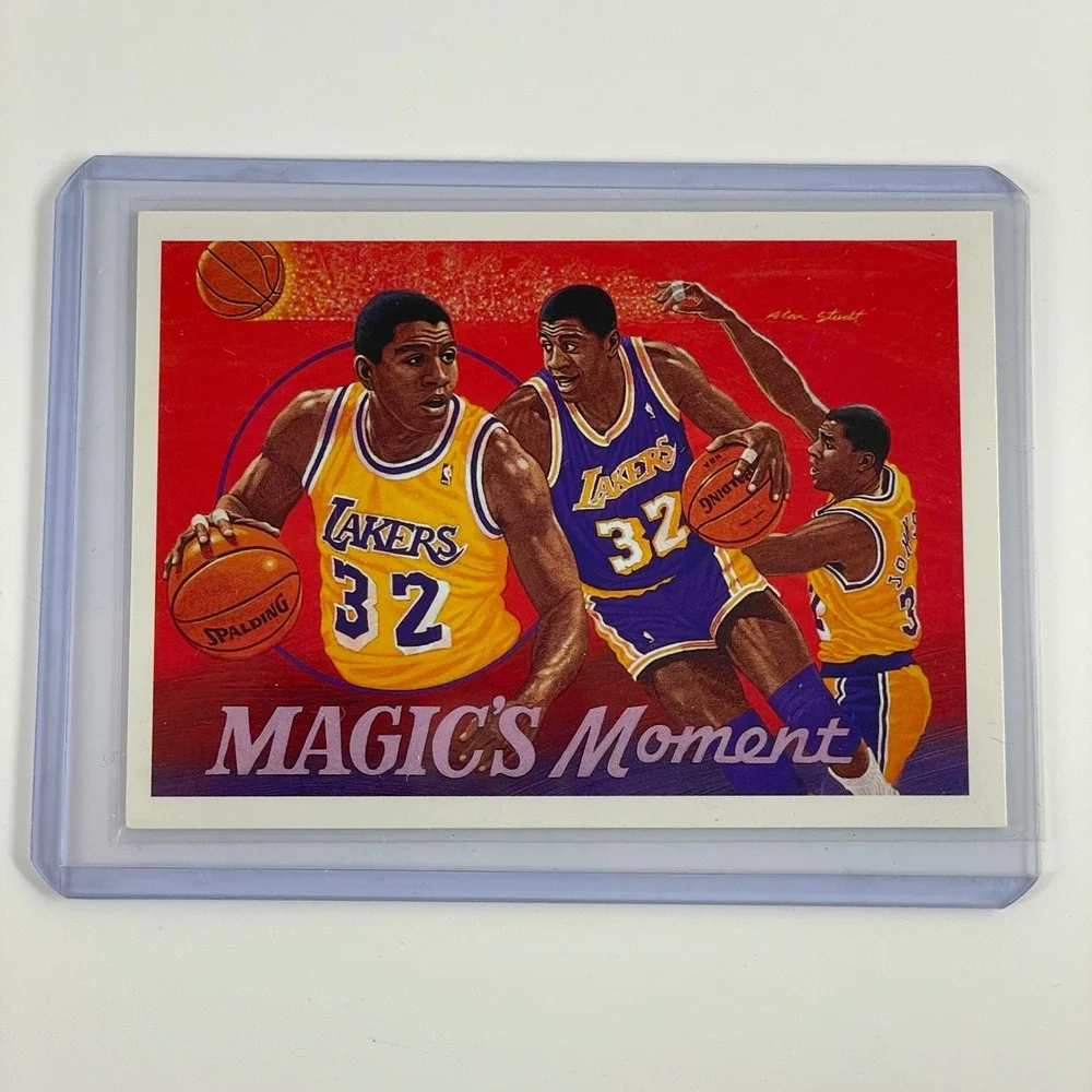 1991 Upper Deck Magic Johnson Lakers Magics Moment 29 Basketball Card